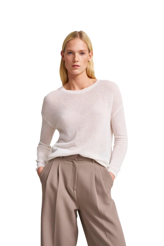 bugatti Women's W9811-5399 Pullover Crew Neck, White-20, XXL