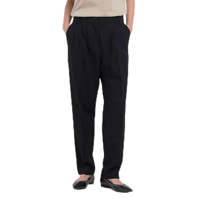 Replay Women's W8065a Trouser, 098 Black, 27 W
