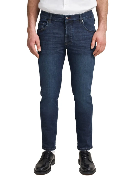 bugatti Men's 3278d-96635 Five Pocket Ho, Ocean Blue-365, 34 W/32 L