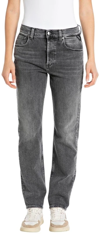 REPLAY Adult WB461 Maijke Straight Jeans, Medium Grey 096, 23W / 28L