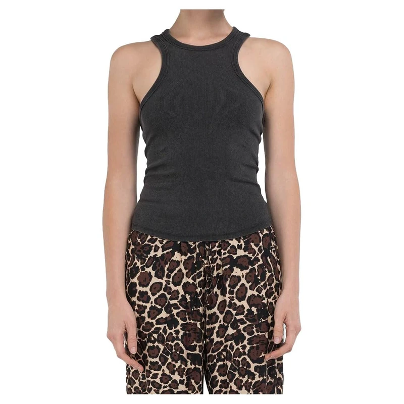 Replay Women's W3148 Cami Shirt, 099 Blackboard, XXS