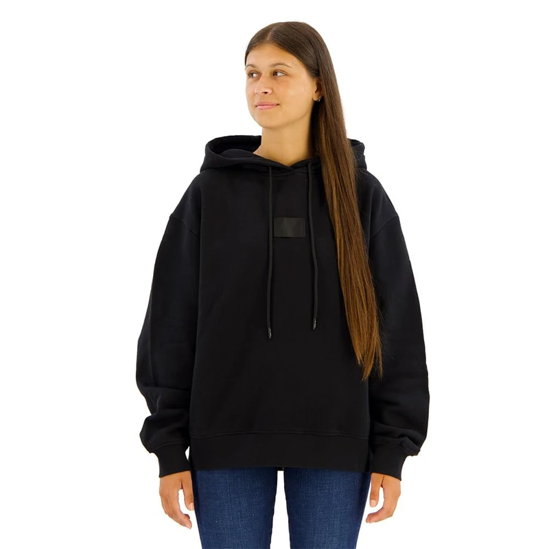 Replay Women's Oversize Hoodie, 098 Black, L