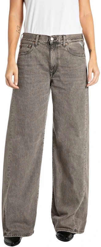 Replay Women's Amelye Original Jeans, 096 Medium Grey, 29W x 32L