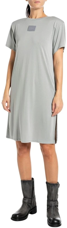 Replay Women's W9888 Dress, 605 City Grey, XXS