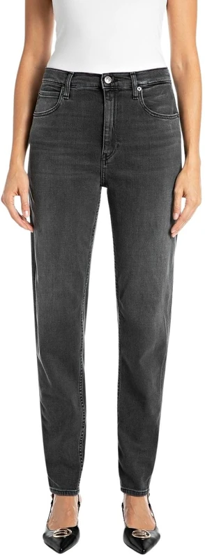 REPLAY Damen Jeans Keida Baloon-Fit, Grau (Dark Grey 097), 23W / 28L - Image 1