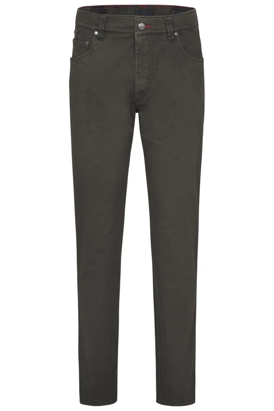 bugatti Men's 3274-66395b Five Pocket Ho, Moss-150, 34 W/36 L