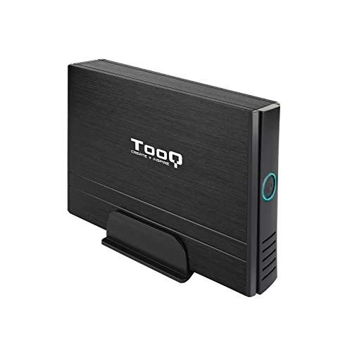 Monkey Ladder Enclosure for 3.5 inch HDD Hard Drives (IDE, SATA I/II/III, USB 2.0), Aluminium with Plastic Stand, LED Indicator, Black, 350 grs.