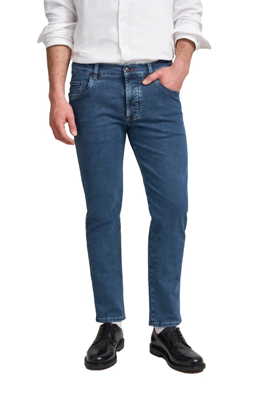 bugatti Men's Five Pocket Ho, Blue-350, 44W x 32L - Image 1