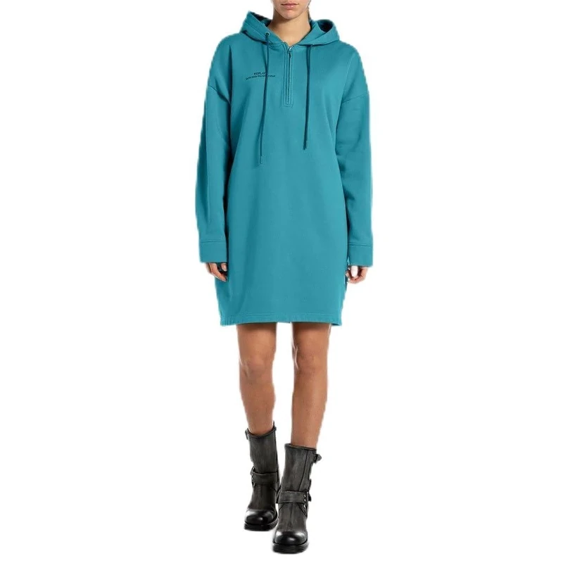 Replay Women's W9118 Dress, 181 Peacock, XXS