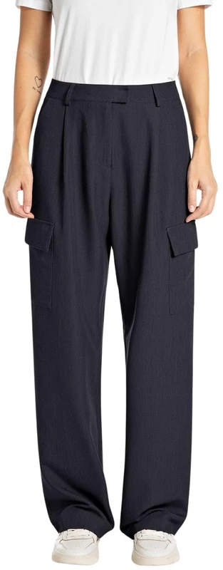 Replay Women's W8125 Trouser, 970 Dark Navy, 31 W