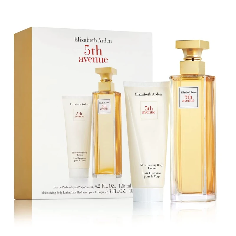 Elizabeth Arden 5TH AVENUE Eau de Parfum 125ml 2-piece Gift Set, floral woody perfume, luxury fragrance gifting for women