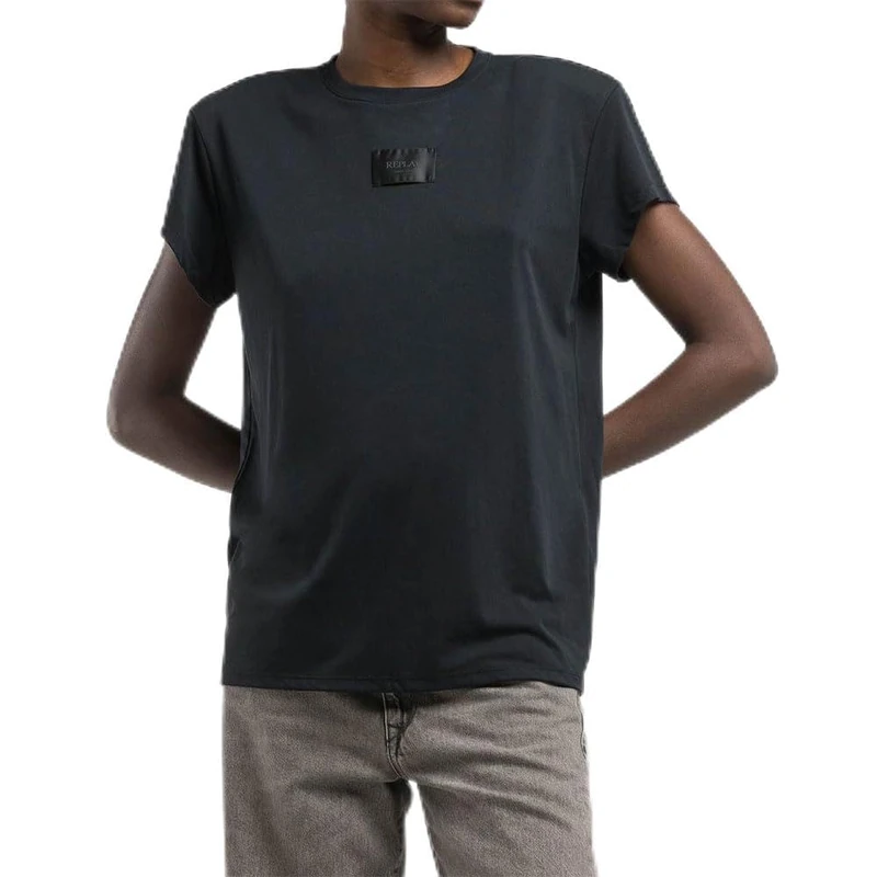 Replay Women's W3145 T-Shirt, 098 Black, XXS