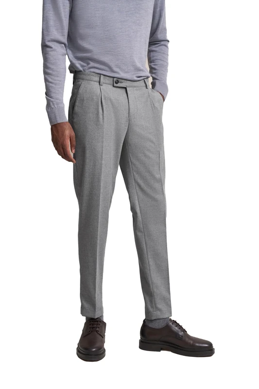 bugatti Men's 1050-66181b Cotton Trousers, Grey 230, 36 W/32 L