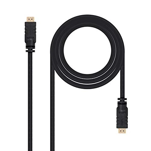 Monkey Ladder HDMI Cable V1.4 High Speed Ethernet Ferrite with Repeater/HEC, A/M-A/M, Male-Male, Black, 15mts - Image 1