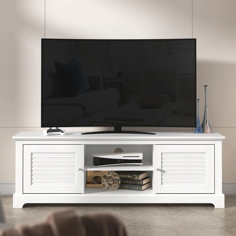 GFW TV Unit, White, One Size