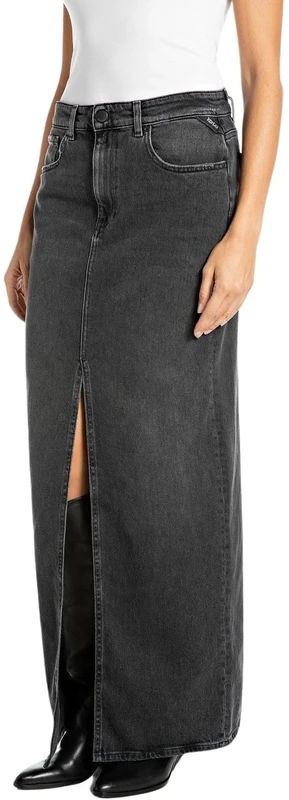 Replay Women's W9922 Skirt, 098 Black, 30W