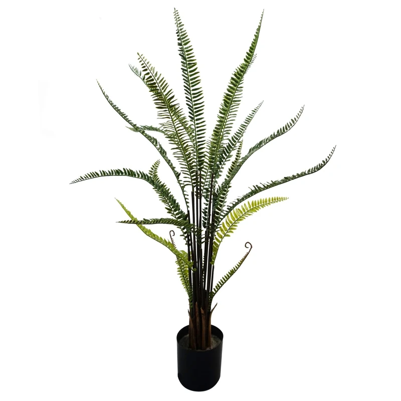 Leaf Artificial Realistic Natural Look Moss Fern in Pot