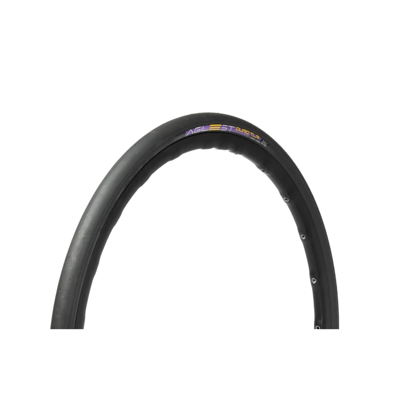 Panaracer Agilest Duro Tlr - Tubeless Ready - Increased Puncture Protection - High Grip, Low Resistance, High Performance Road Tyre - 700 X 32C Black/Black
