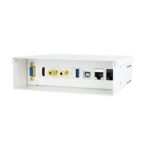 Monkey Ladder Multimedia Connection Box (VGA, HDMI, Jack 3.5, RCA, 2xUSB, 2xRJ45) White - Image 1