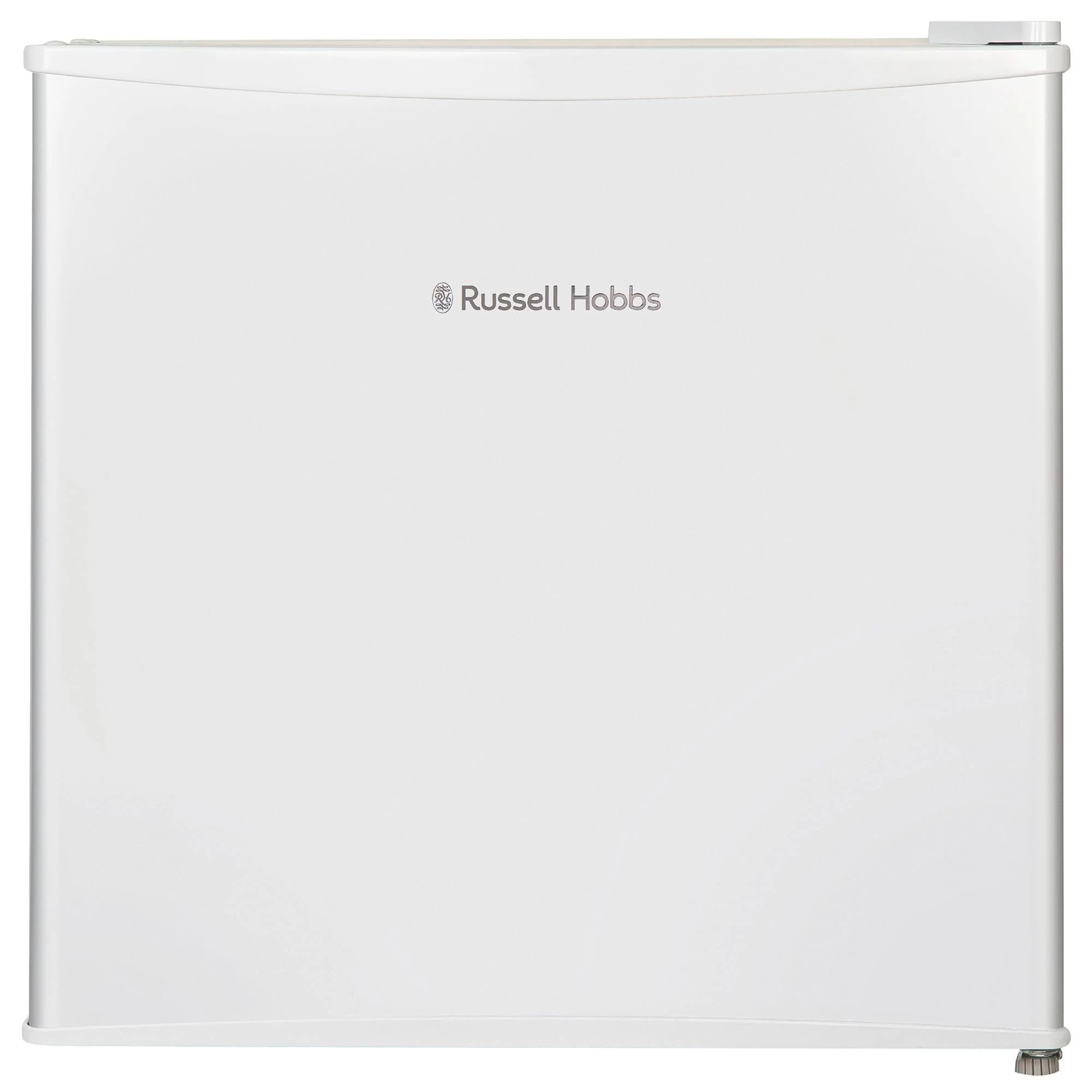 Russell Hobbs Table Top Larder Mini Fridge 43 Litre Capacity, Reversible Door & Adjustable Feet, Small Fridge, Manual Temperature Control, Ice Box, White RHTTF0E1W