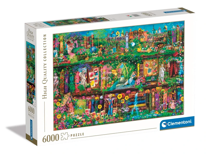 Clementoni Jigsaw Puzzle Collection - Garden Shell 6000 Pieces - Puzzle For Adults 14-99 Years, Gift For Men/Women, Flowers, Made In Italy, 36532