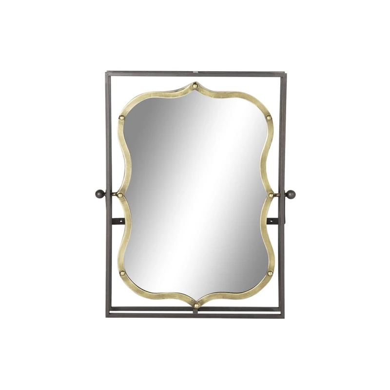 AlexandreHouse Espejo Metal Espejo 51.5 x 12 x 65 Dorado - Image 1