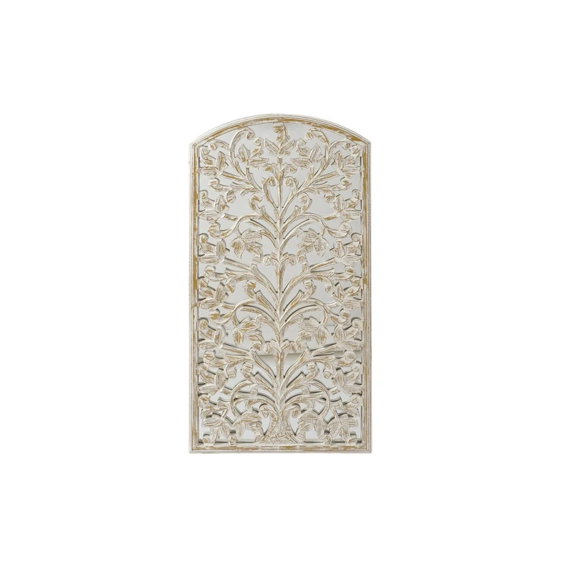 AlexandreHouse Decoracion Painted MDF Espejo 45 x 2 x 89 cm White - Image 1