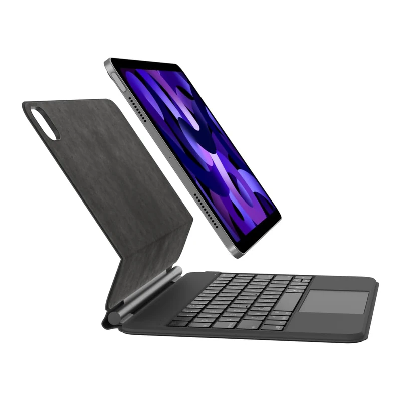 Belkin Pro iPad Keyboard Case with Magnetic Stand Backlit Multi-Touch Keys, Apple Pencil Compartment, Wireless AZERTY Keyboard for iPad Air M2 11" 10.9" iPad Pro 11"