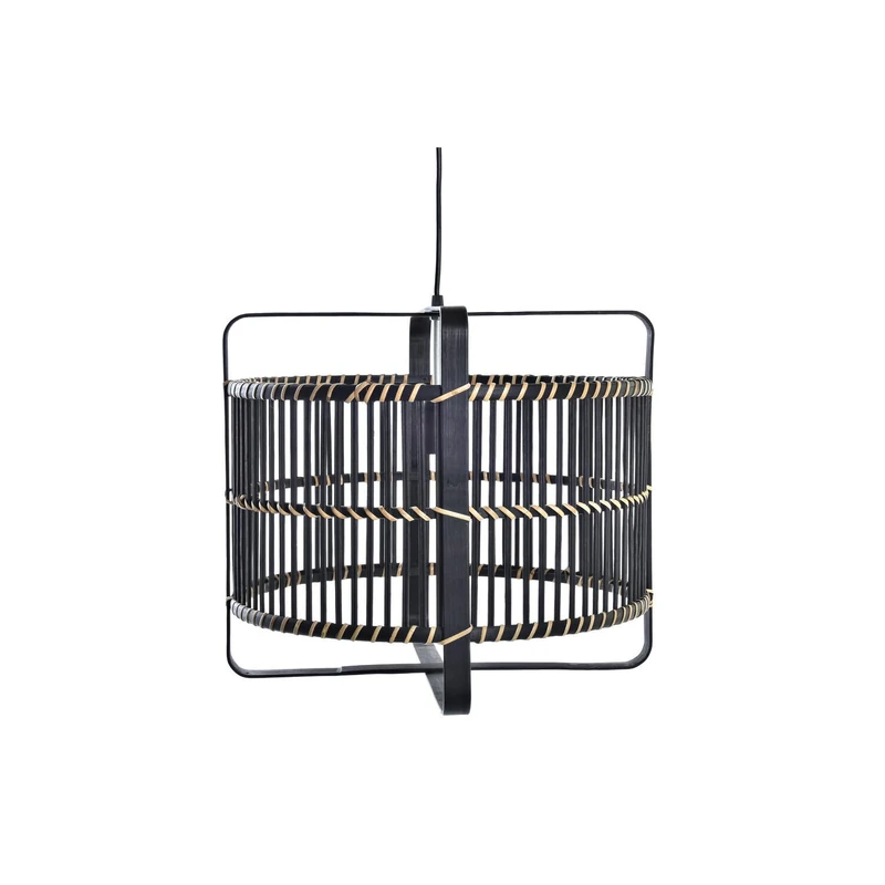 Techo Bamboo Lamp 40 x 40 x 35 cm Black AlexandreHouse - Image 1