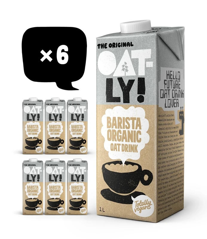 OATLY Organic Barista Oat Drink Long Life 6x1Litre