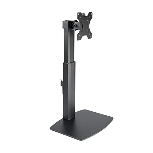 Swivel Table Stand, Tilting for 17" to 32" LED Monitor/TVs, 7 kg Weight per Arm, Black