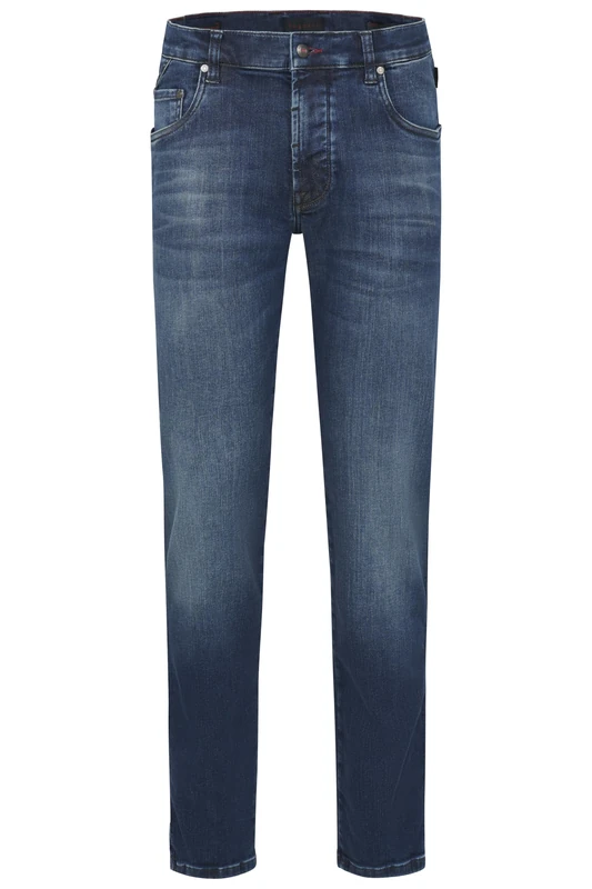 bugatti Men's 3278d-66637b Five Pocket Ho, Marine-376, 34 W/36 L - Image 1