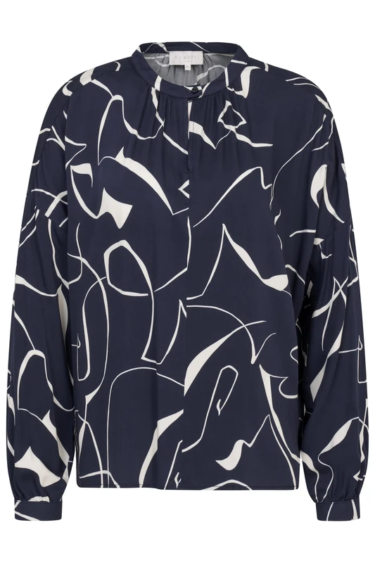 bugatti Women's W3545-6344 Blouse, Marine-390, 6