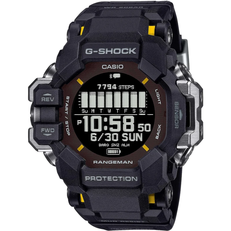 Casio Men Digital Quartz Watch Master of G Rangeman