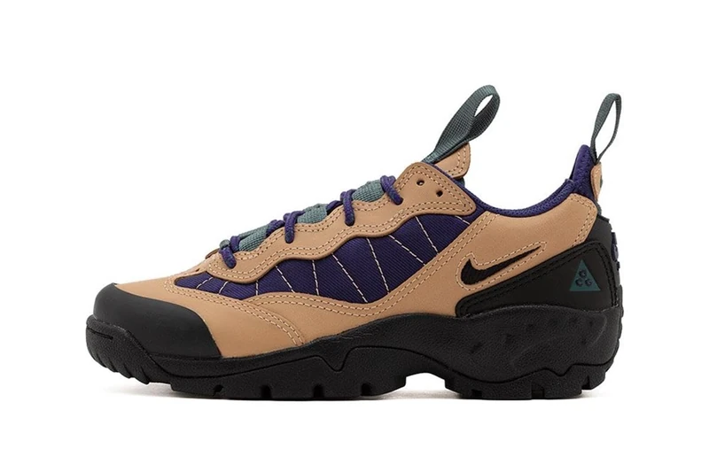 Nike Men's ACG Air Mada Sneaker, Tan/Black/Night Blue, 3