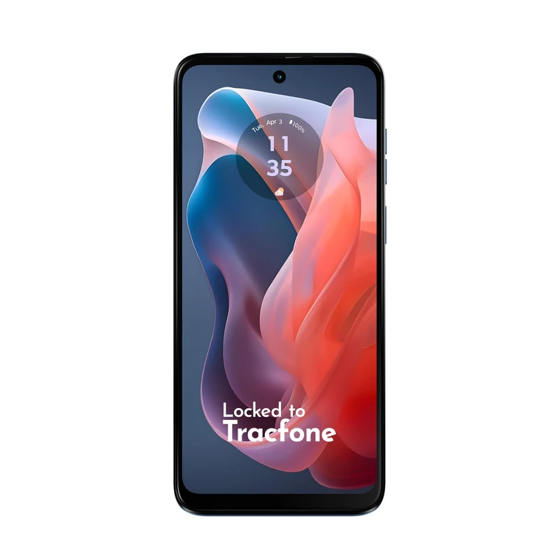 TracFone Motorola moto g Play 2024 | Locked to 64GB | 5000mAh Battery | 50MP Quad Pixel Camera | 6.5-in. HD+ 90Hz Display | Sapphire Blue