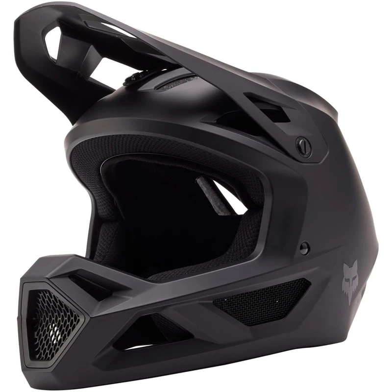 Fox Racing RAMPAGE MT BLK CE/CPSC – MTB helmet – lightweight ABS shell – 360° ventilation – MIPS – adjustable visor – GoPro mount – goggle compatible – Matte Black, size: M