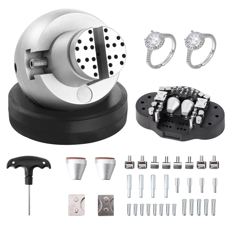 VEVOR 5 Inch Ball Vise - 360 Degree Rotation Engraving Tool