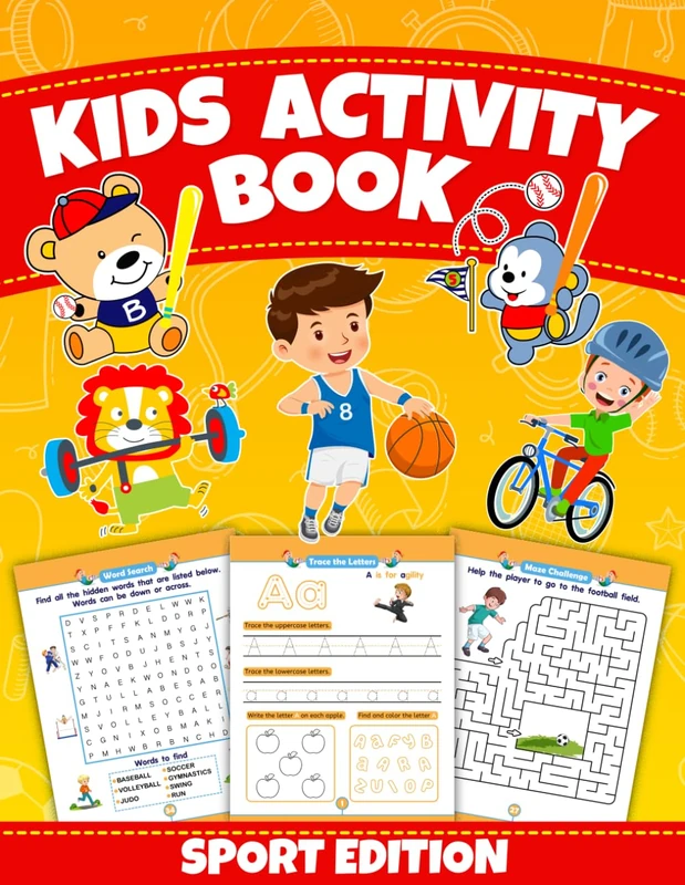 Kids Activity Book: Sport Edition
