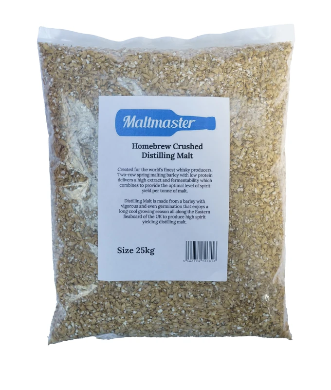 Homebrew Crushed Malt Distilling Malt 25kg