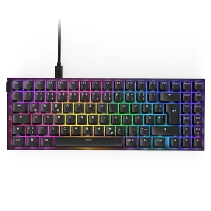 NZXT Function 2 MiniTKL Optical Gaming Keyboard - Black DE