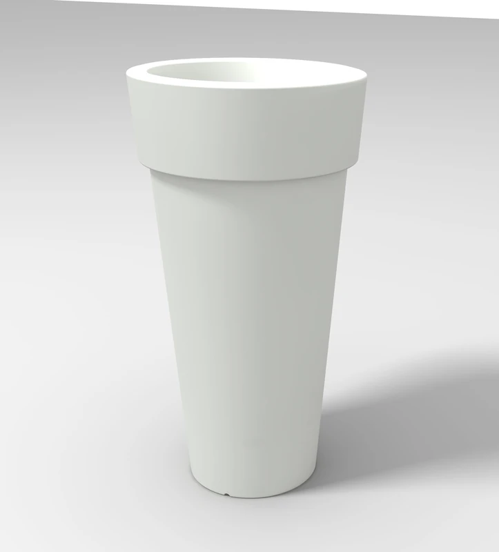 Kloris Plant Pot, White