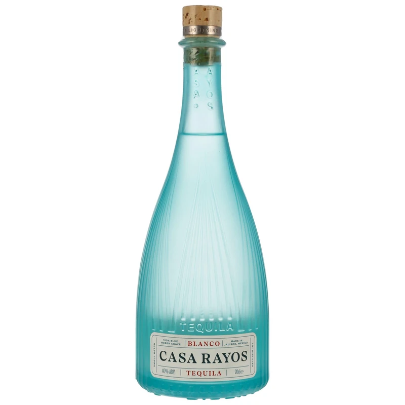 Casa Rayos Blanco Tequila 70cl, 40 pct ABV - Crafted in Mexico with a founding Tequila family - 100 pct Blue Weber Agave, smooth and vibrant - Ideal for Margaritas, Palomas or neat - Image 1