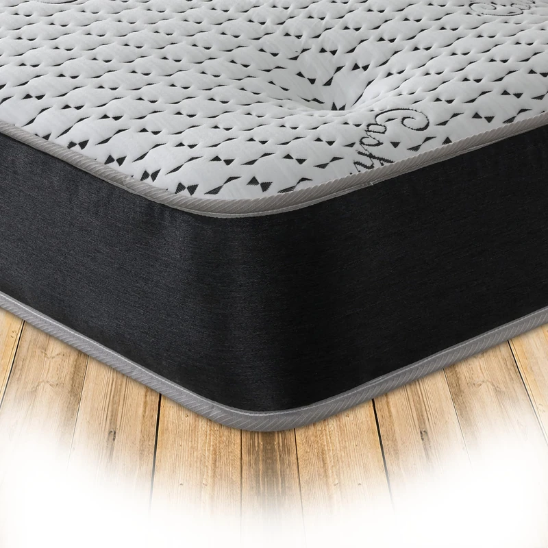 Starlight Beds Tufted European Double Mattress. 9 Inches Deep with Cashmere Sleep Surface and Natural Fillings. Medium Firmness. (140cm x 200cm Mattress)