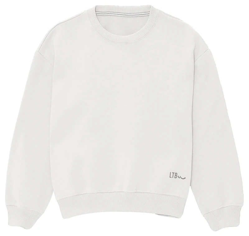 LTB Jeans Girl's Comora Sweatshirt, White 100, 140 - Image 1