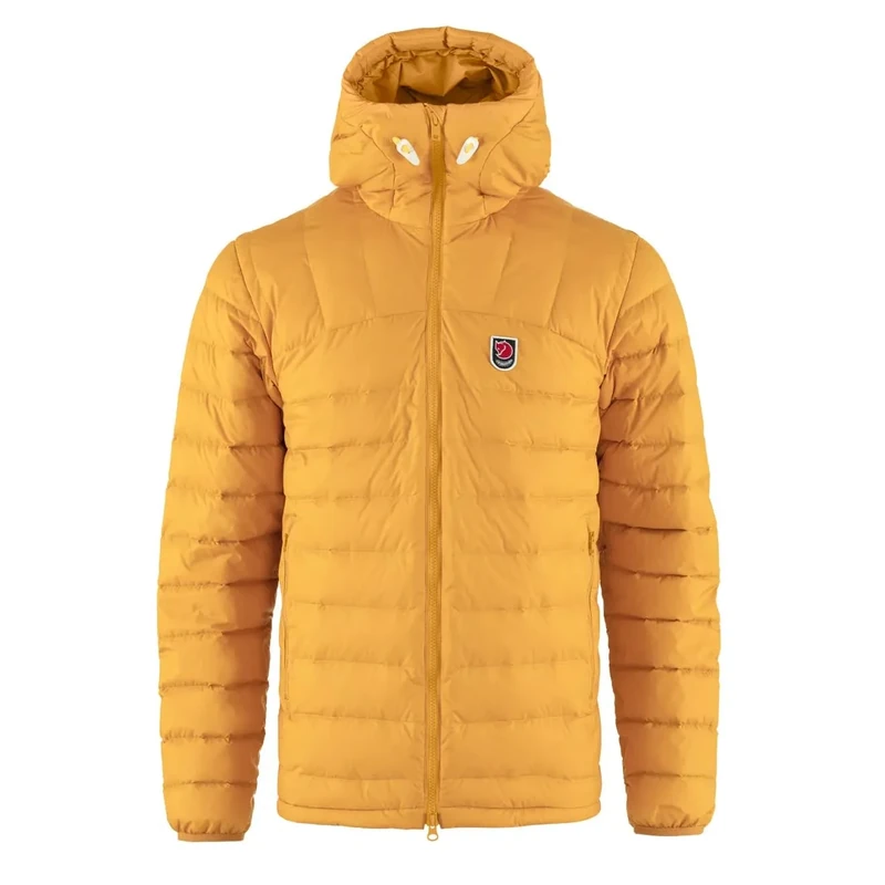 FJALLRAVEN 86121-161 Expedition Pack Down Hoodie M Sweatshirt Men's Mustard Yellow Size XS