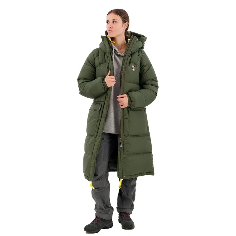 FJALLRAVEN 86126-662 Expedition Long Down Parka W Jacket Women's Deep Forest Size XL