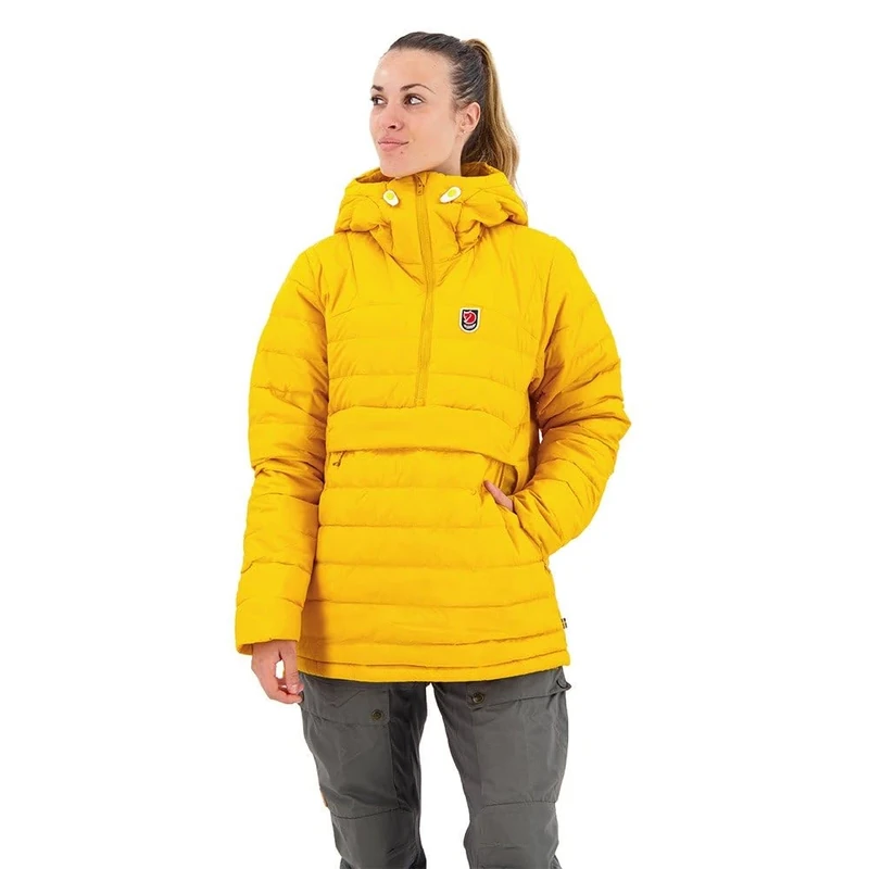 Fjallraven 86376-161 Expedition Pack Down Anorak W Jacket Women's Mustard Yellow Size XL