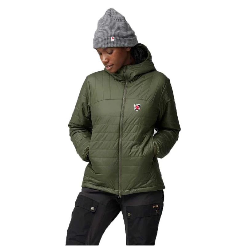 FJALLRAVEN 14500149-662 Expedition X-lätt Hoodie W Sweatshirt Women's Deep Forest Size S