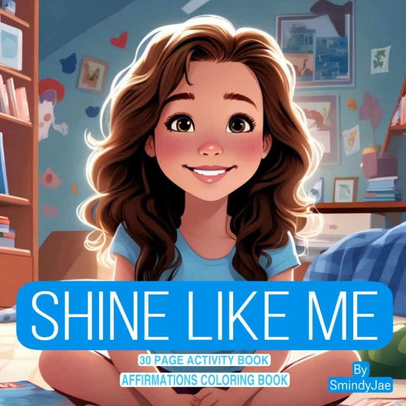 Shine Like Me: Affirmations Coloring Book